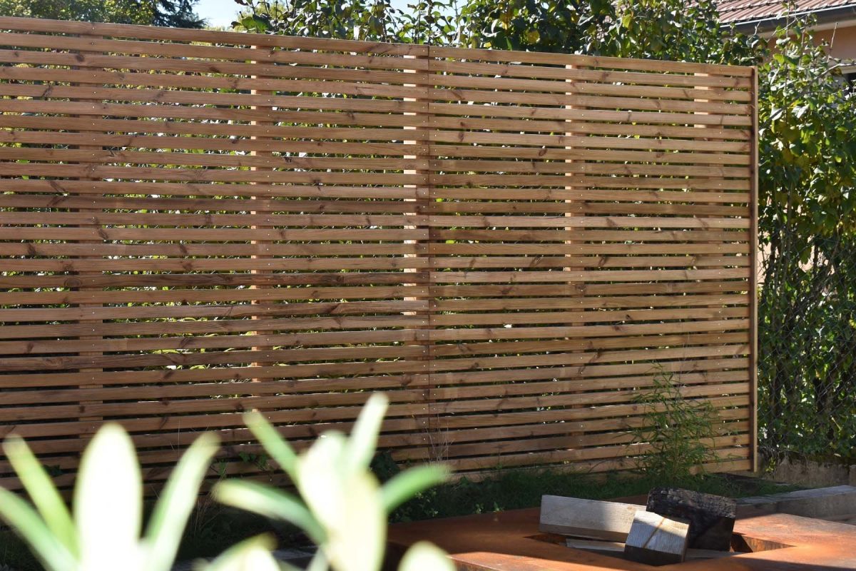 95 Idées pour la clôture de jardin- palissade, mur et brise-vue